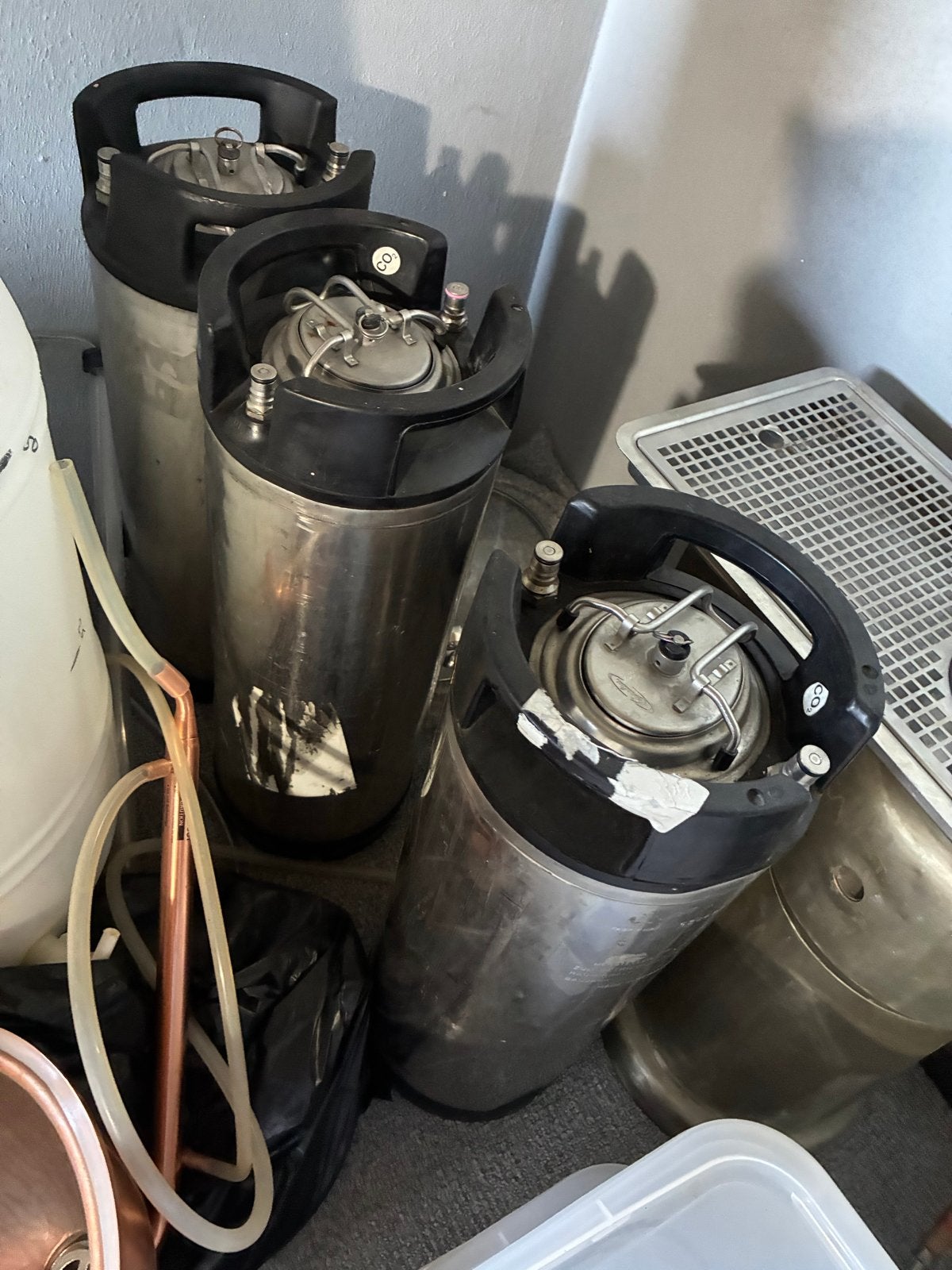 Roestvrijstalen biervaten (Corny kegs), Ophalen of Verzenden, Gebruikt