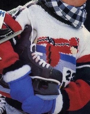 Schaatstrui breipatroon, Ophalen of Verzenden, Zo goed als nieuw, Breien, Patroon of Boek