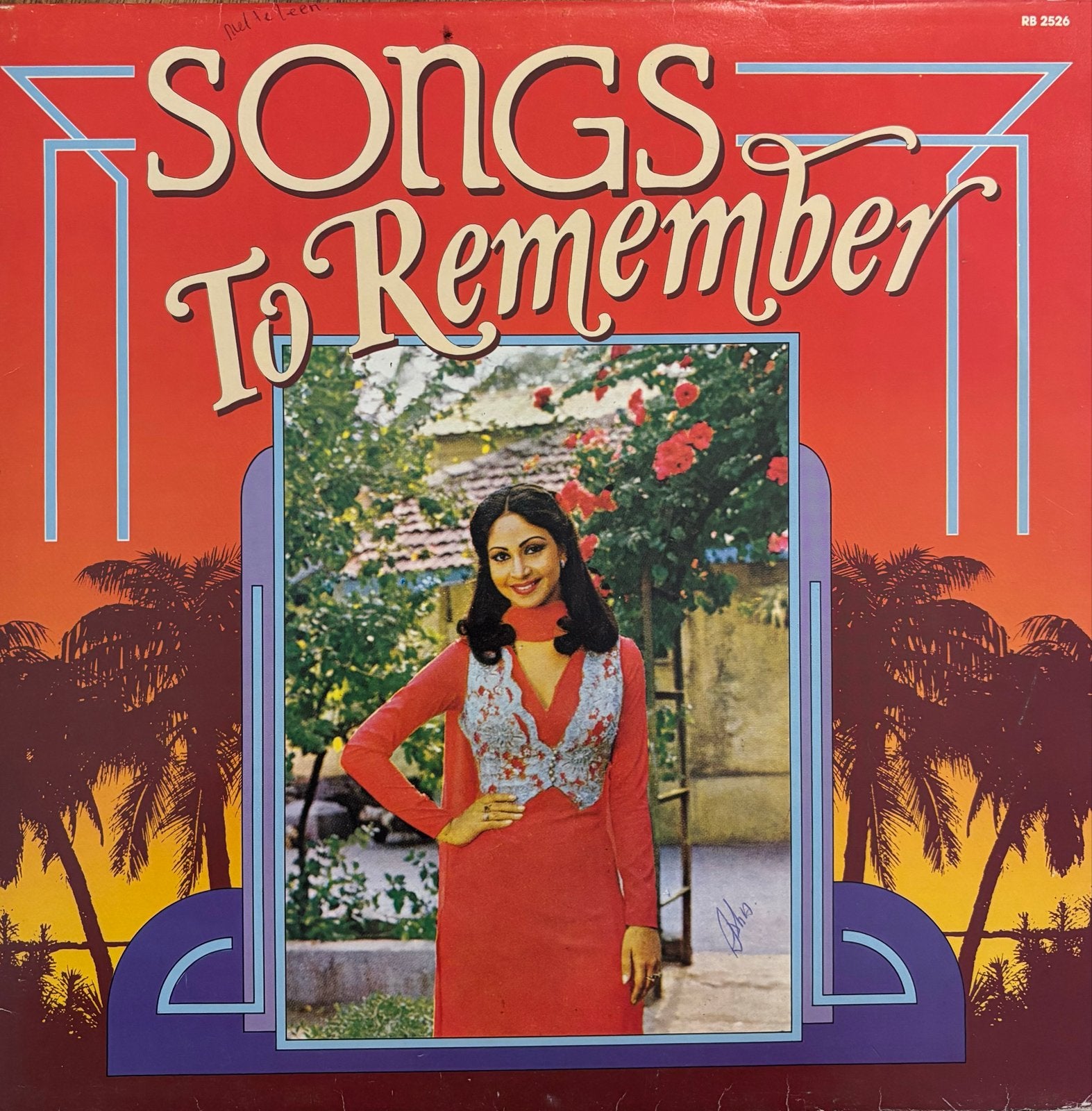 Songs To Remember LP - Indiase Pop/Bollywood, Cd's en Dvd's, LP, Gebruikt, Verzenden, Complilatie