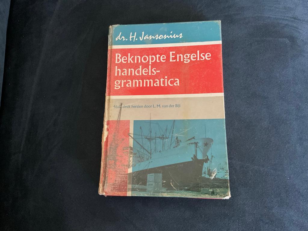 Beknopte Engelse Handelsgrammatica - Dr. H. Jansonius, Ophalen of Verzenden, Gelezen, Non-fictie
