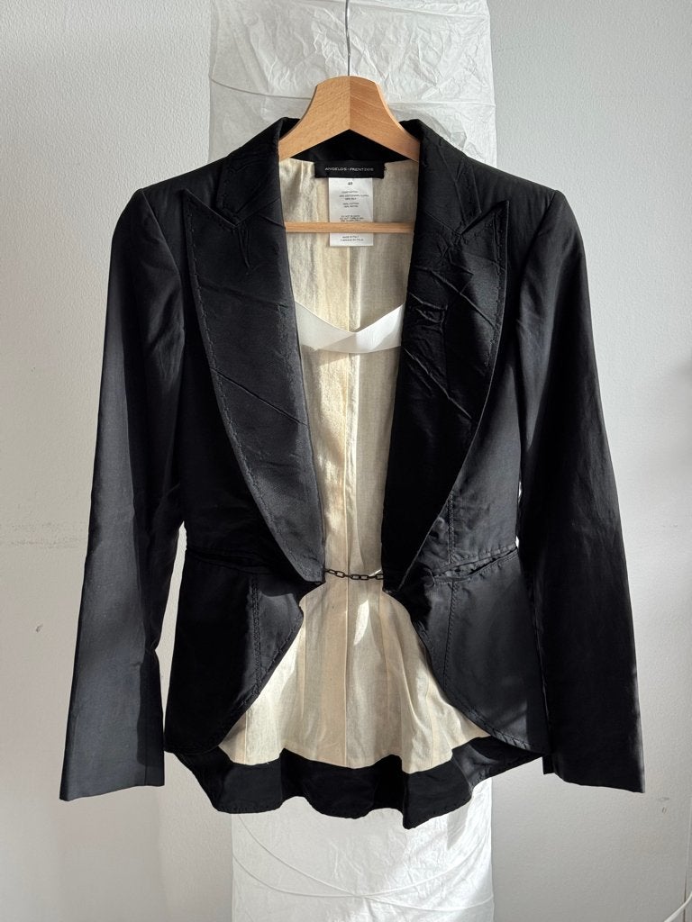 Angelos Frentzos Blazer IT40 EU34 | High End Avant Garde, Zwart, Nieuw, Ophalen of Verzenden, Jasje