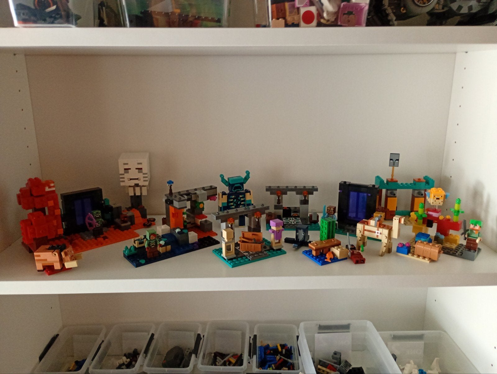 Lego Minecraft diverse setjes - lees omschrijving, Inclusief minifiguren, Gebruikt, Minecraft, Lego