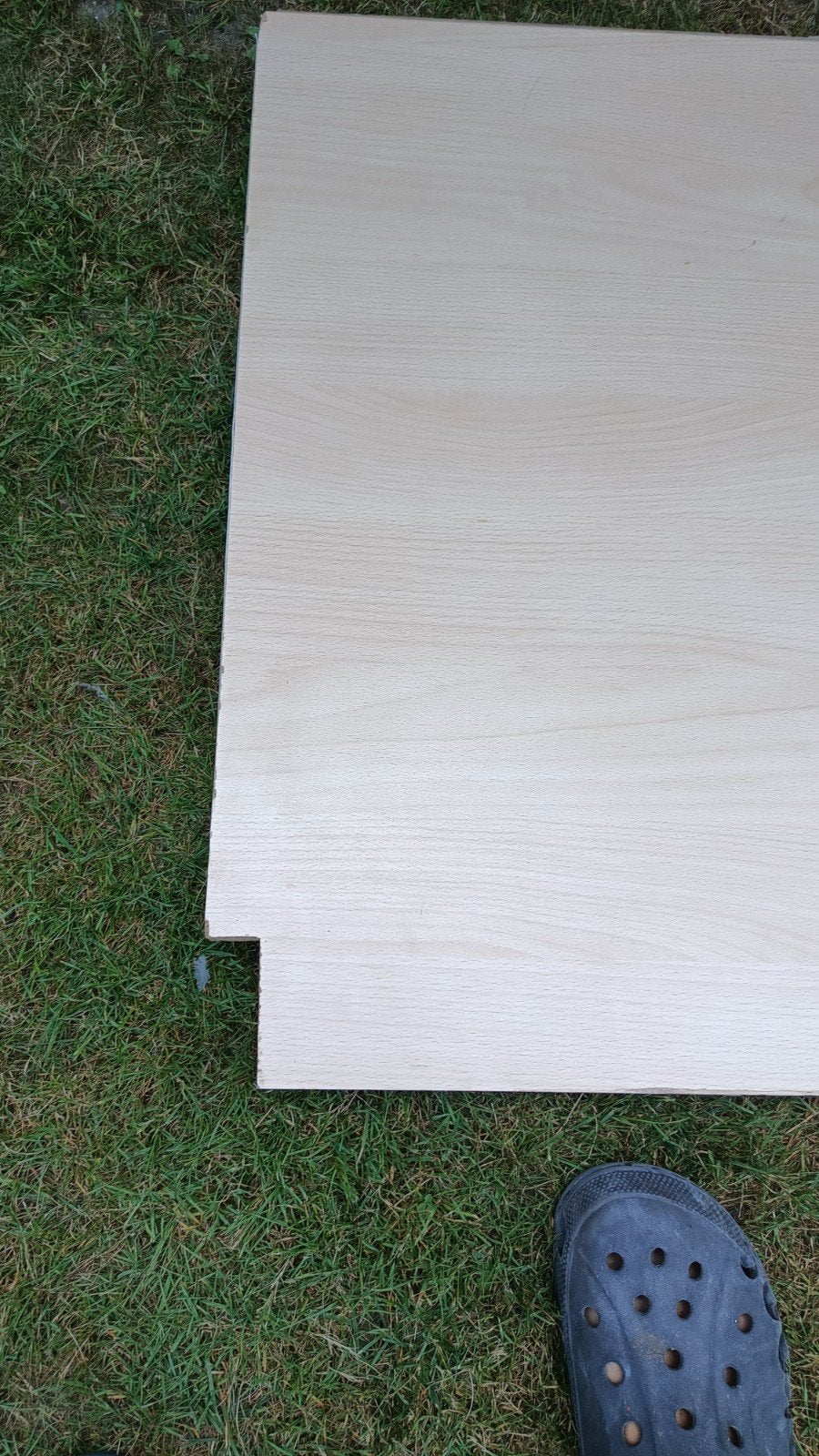 Gratis werkblad 260x70 cm, gebruikt, met kleine hoek uit, Ophalen, Gebruikt