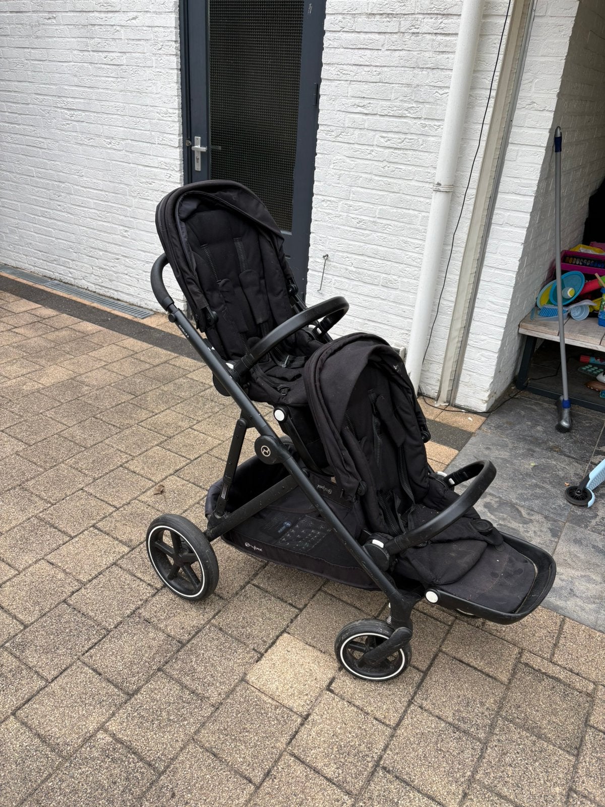 Tweelingwagen cybex gazelle s duo, Kinderen en Baby's, Kinderwagens en Combinaties, Gebruikt, Duowagen, Combiwagen, Ophalen