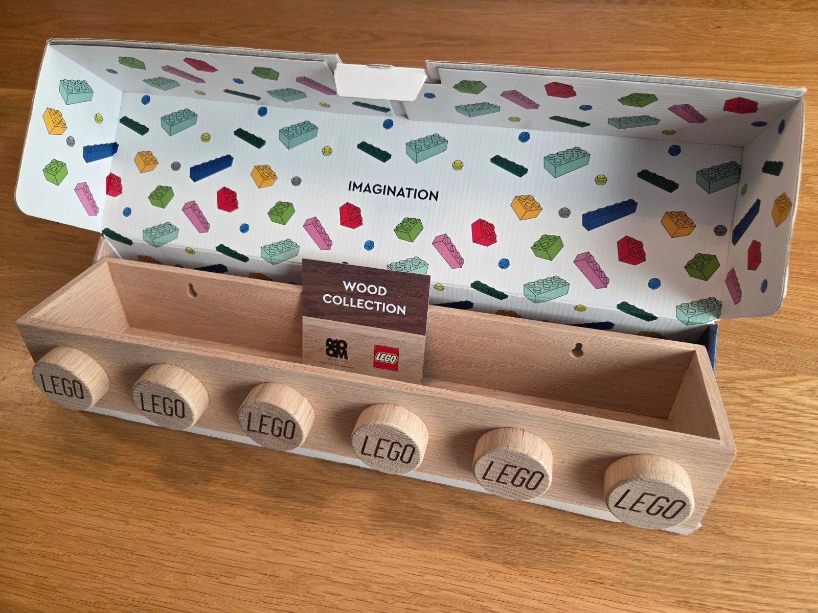 LEGO Wood Collection Boekenplank / Wandplank, Verzenden, Nieuw
