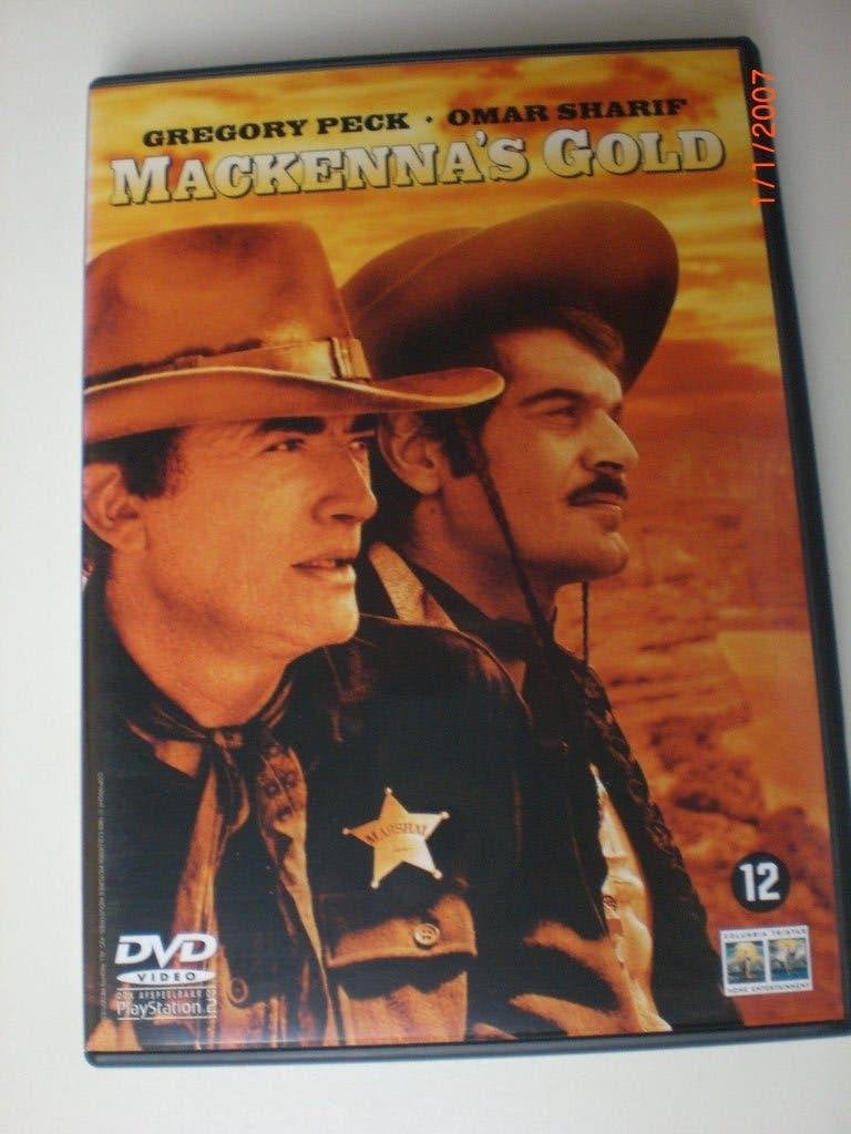 dvd Mackenna's Gold Gregory Peck Omar Sharif Telly Savalas, Cd's en Dvd's, 1960 tot 1980, Bonusmateriaal, Engels, Nederlands
