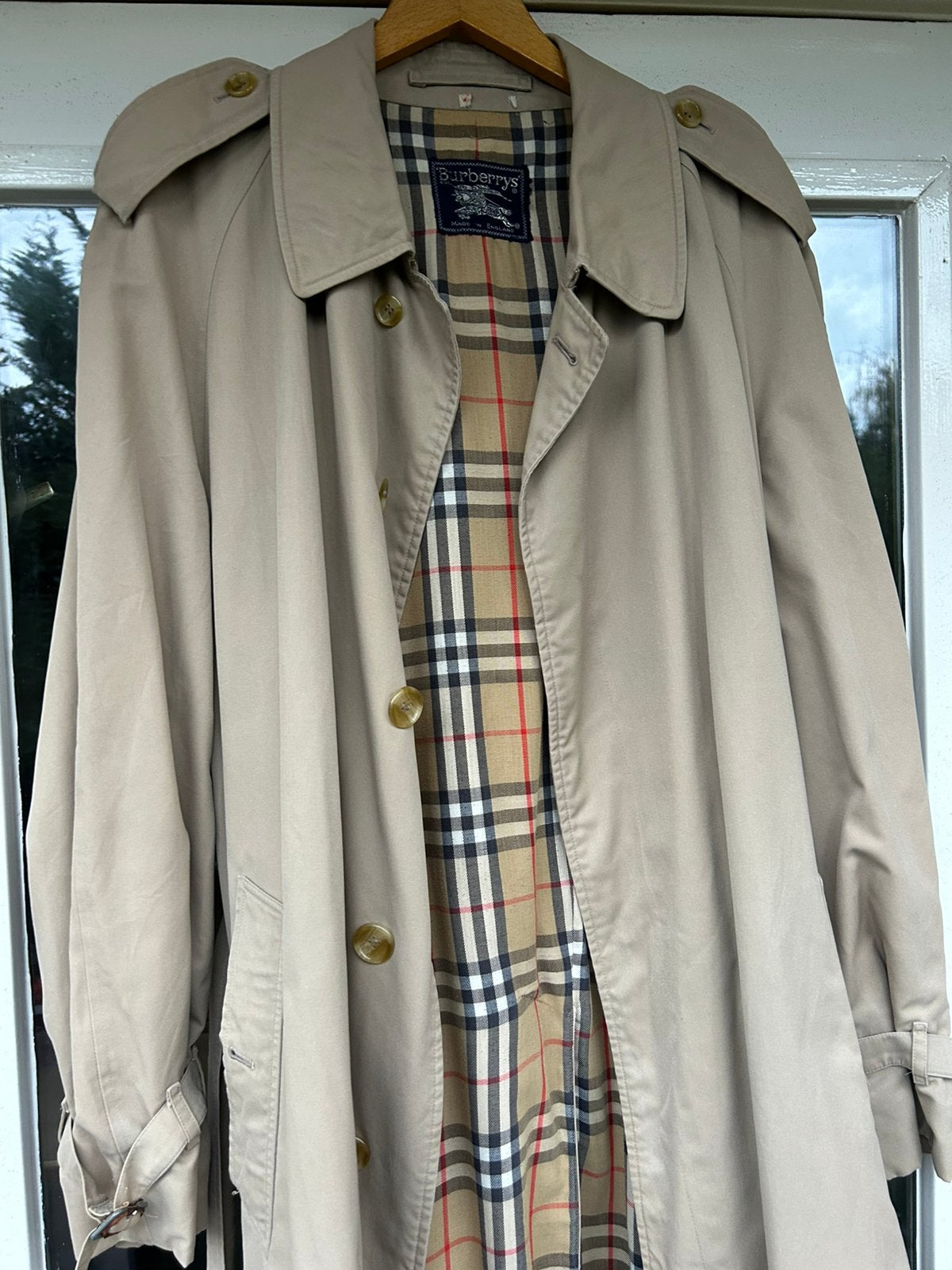Burberry original trenchcoat vintage, Ophalen of Verzenden, Zo goed als nieuw, Beige
