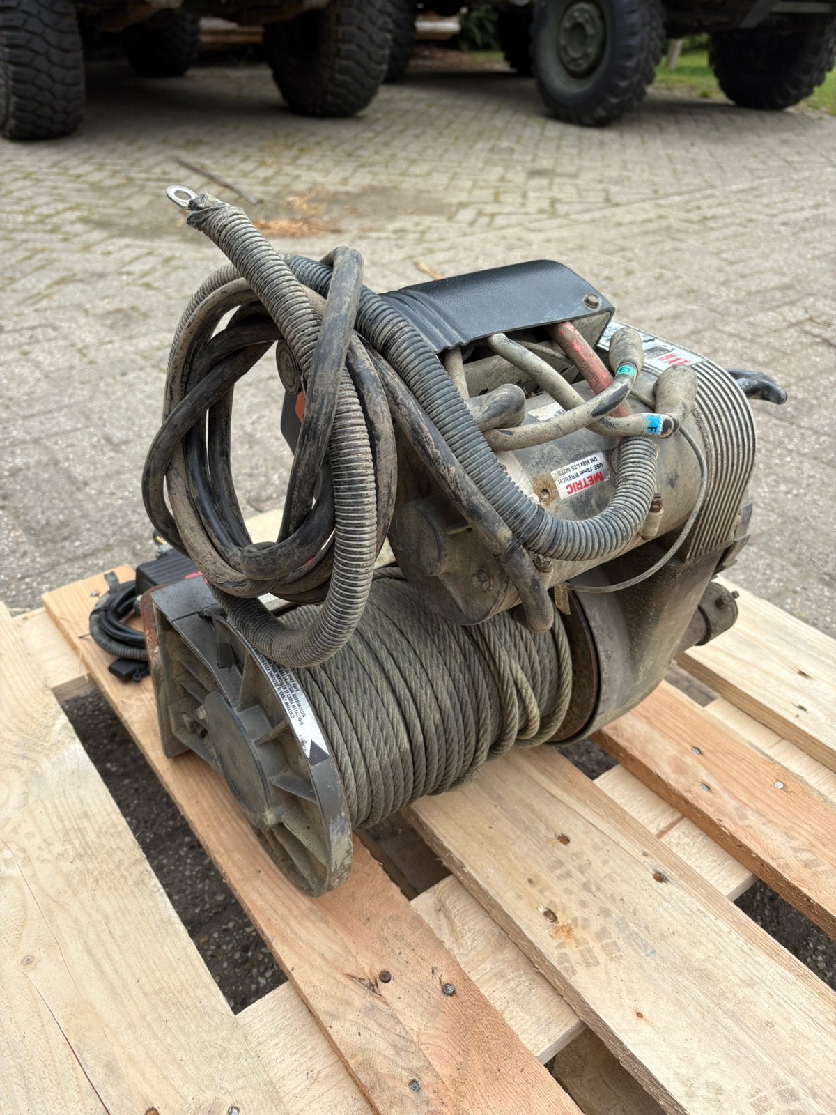 Warn M8274-50 24V snellooplier / wedstrijdlier, Auto-onderdelen, Ophalen, Warn, Gebruikt, Overige automerken
