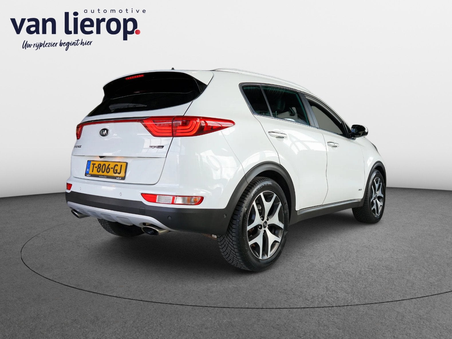Kia Sportage 1.6 T-GDI 4WD GT-Line PlusLine PANO | STOELKOEL, Auto's, Gebruikt, 4 cilinders, Bi-Xenon koplampen, Wit