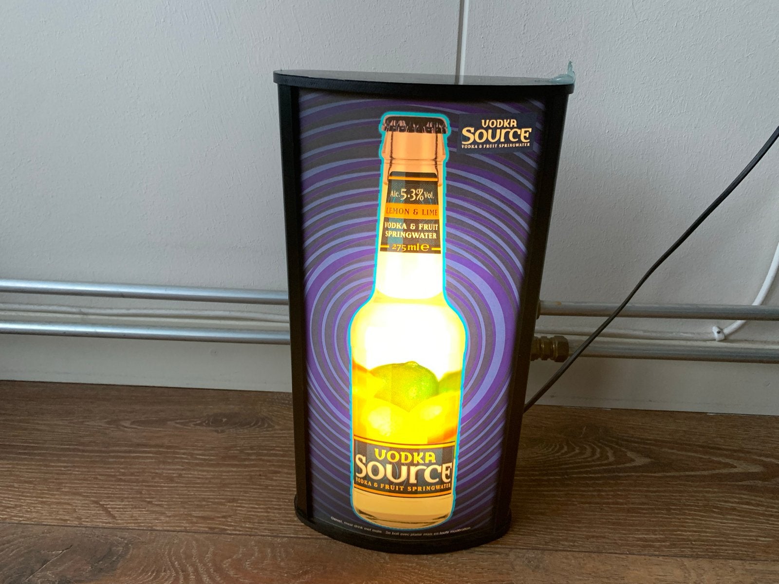 Reclame lichtbak, Ophalen of Verzenden, Zo goed als nieuw, Lichtbak of (neon) lamp