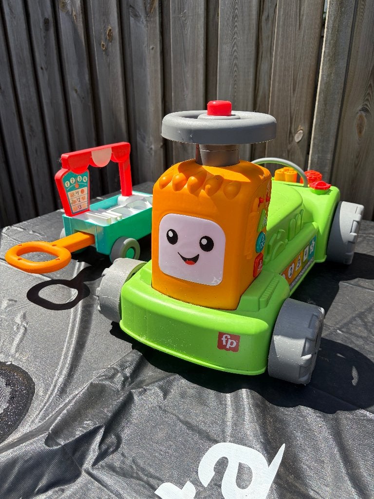 Fisher-Price - Boerderijtractor voor 9+ maanden (Engels), Ophalen, Zo goed als nieuw, 14 inch of minder, Overige merken