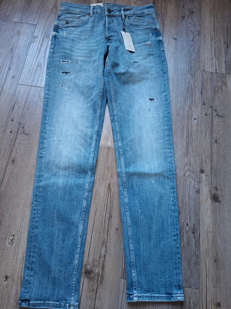 CAST IRON Shiftback tapered fit jeans W32 L34, Blauw, Nieuw, W32 (confectie 46) of kleiner, Ophalen of Verzenden