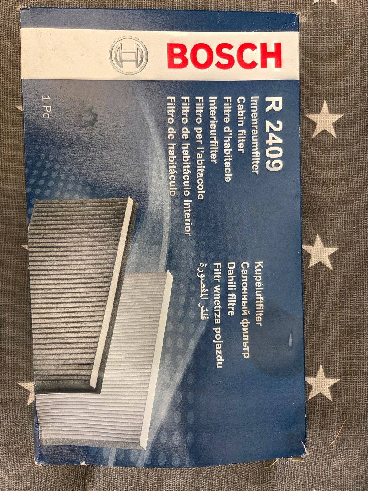 Bosch R 2409 Interieurfilter / Cabin filter, Ophalen of Verzenden, Nieuw