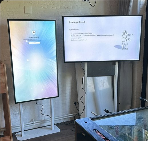 Samsung TV scherm / Reclame display