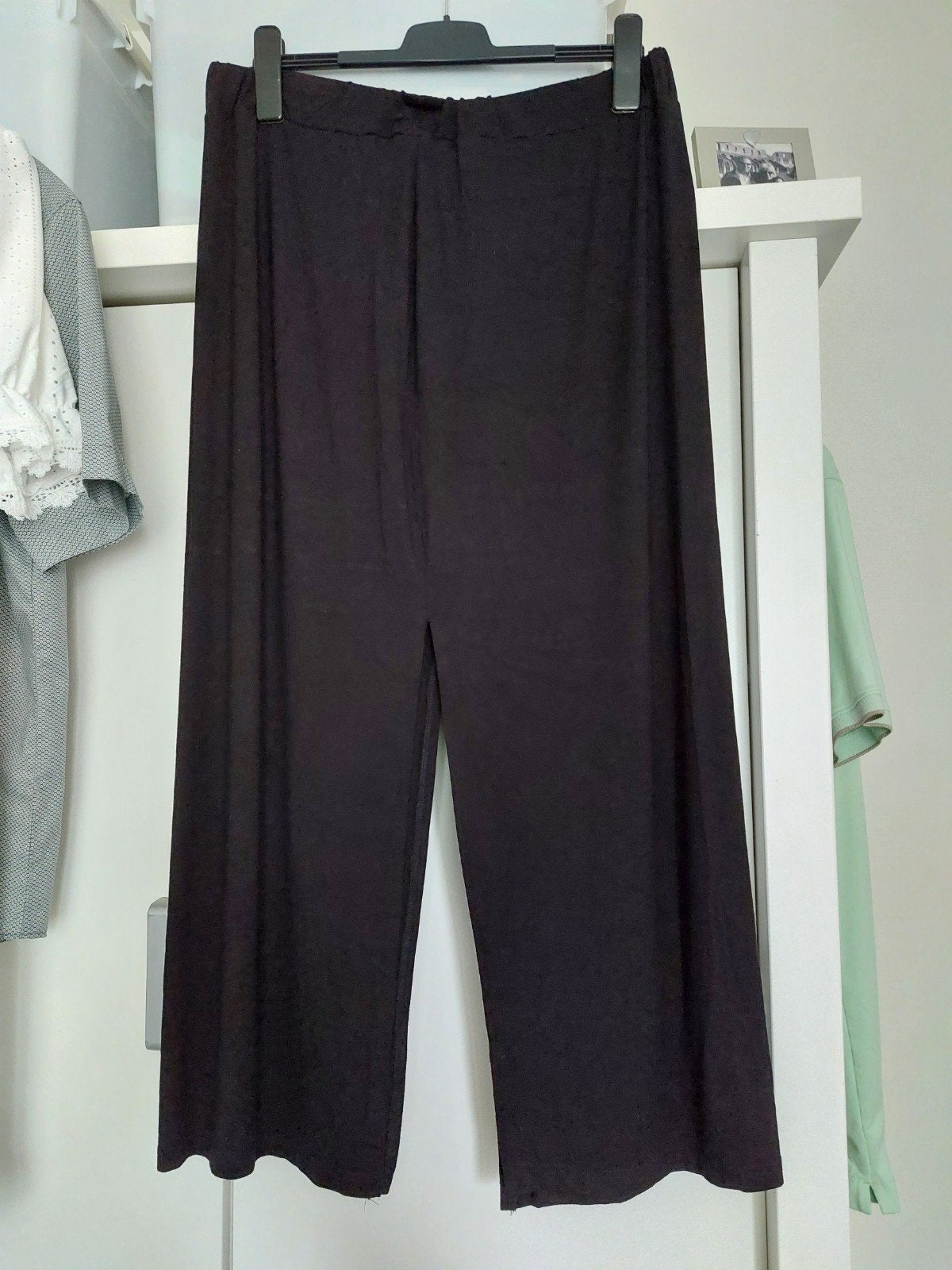 Lange zwarte rok maat L, Zwart, Maat 42/44 (L), Ophalen of Verzenden, Zo goed als nieuw