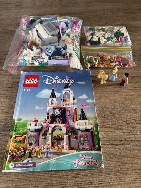 Lego Disney princess 41154 Assepoester’s Droomkasteel, Lego, Ophalen of Verzenden, Zo goed als nieuw, Disney