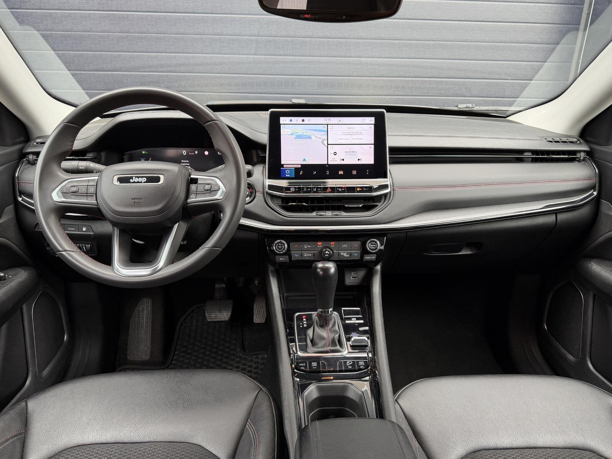 Jeep Compass 4xe 240 Plug-in Hybrid Electric Trailhawk Camer, Automaat, Dealer onderhouden, 4 cilinders, Leder en Stof
