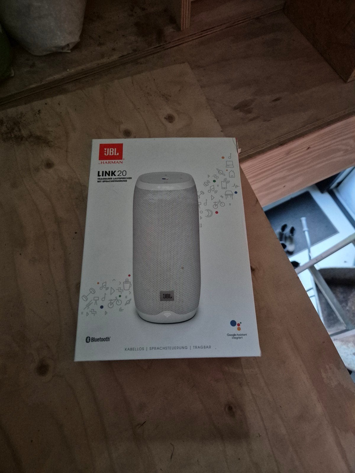 JBL Link 20 Draagbare Smart Speaker met Google Assistant, JBL, Nieuw, Ophalen of Verzenden, Draagbare speaker