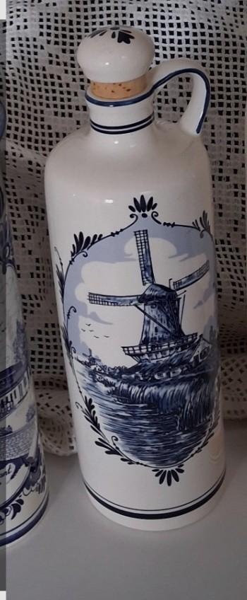 Delfts Blauw flessen - diverse motieven, Ophalen of Verzenden