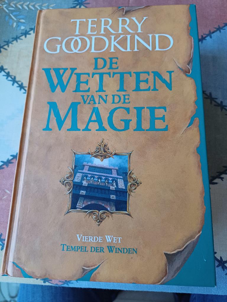 Terry Goodkind Wetten van de magie. 4 X hardcover  4,6,7,8, Boeken, Ophalen, Gelezen, Terry Goodkind