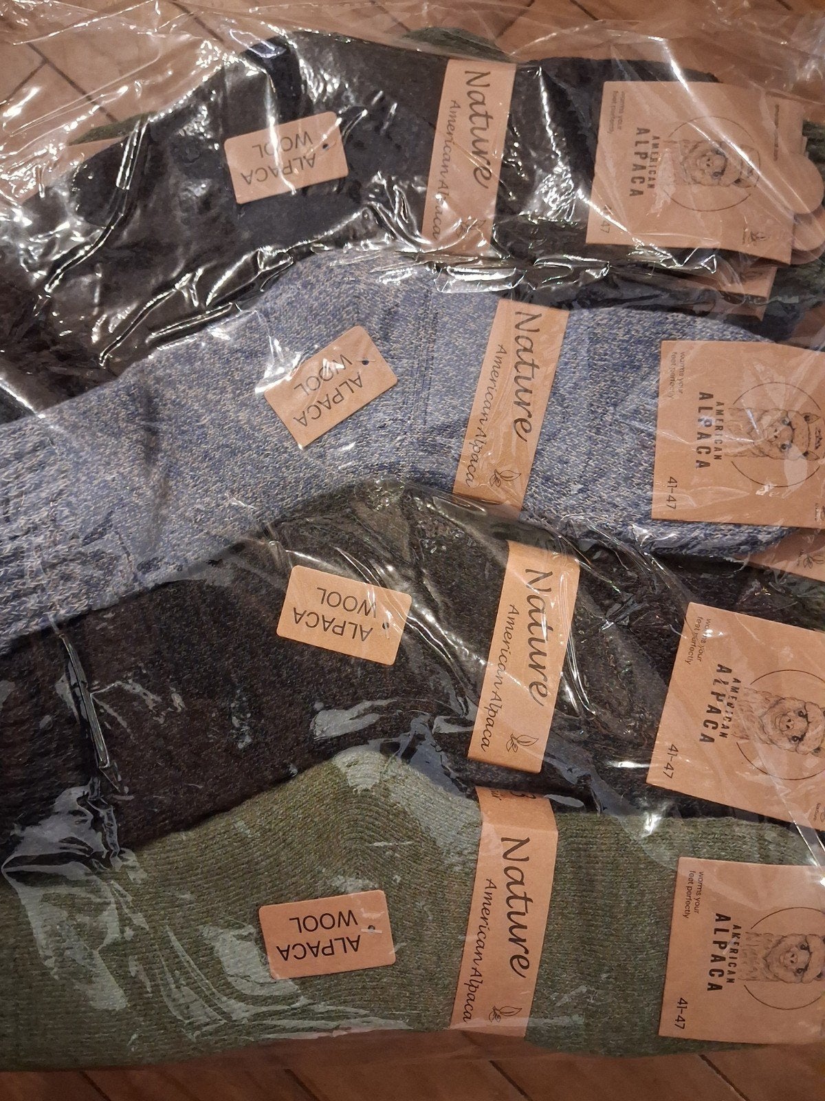 American Alpaca Sokken - Bundel van 3 paar, Kleding | Dames, Sokken en Kniesokken, Overige kleuren, Nieuw, Ophalen of Verzenden