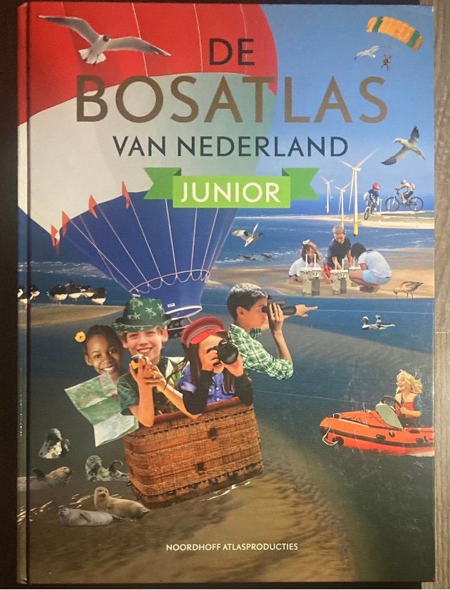 De BOSATLAS van Nederland JUNIOR - Arend Pottjegort, Ophalen of Verzenden, Gelezen