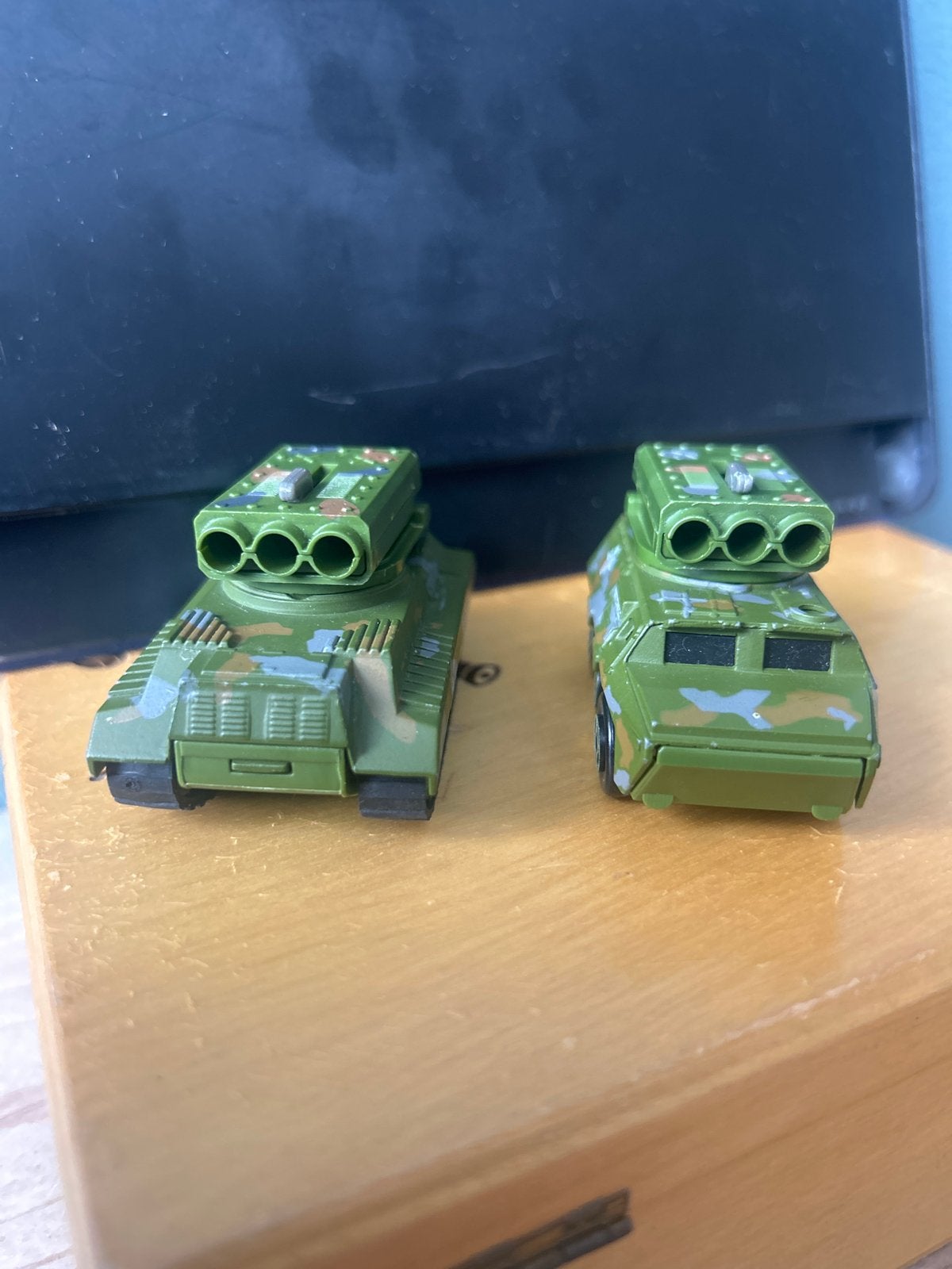 Moporette Legervoertuigen Set - Tank en Raketwerper, Kinderen en Baby's, Ophalen of Verzenden, Gebruikt