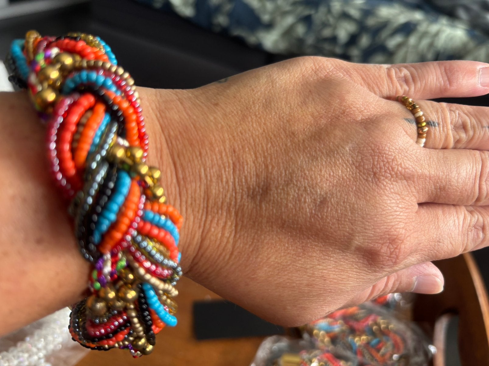 Armbanden, Sieraden, Tassen en Uiterlijk, Armbanden, Ophalen of Verzenden, Zo goed als nieuw, Overige kleuren