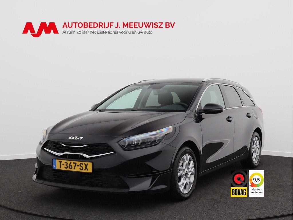 Kia Ceed Sportswagon 1.5 T-GDi MHEV DynamicPlusLine/ automaa, Gebruikt, 4 cilinders, Zwart, Origineel Nederlands