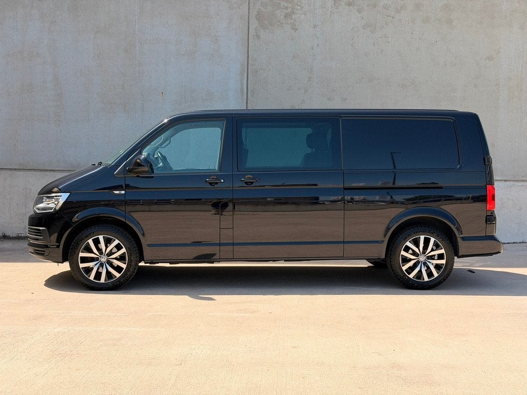 Volkswagen Transporter L2H1 DC 150PK 4Motion DSG 2x schuifde, Auto's, Stof, Gebruikt, 4 cilinders, 150 pk