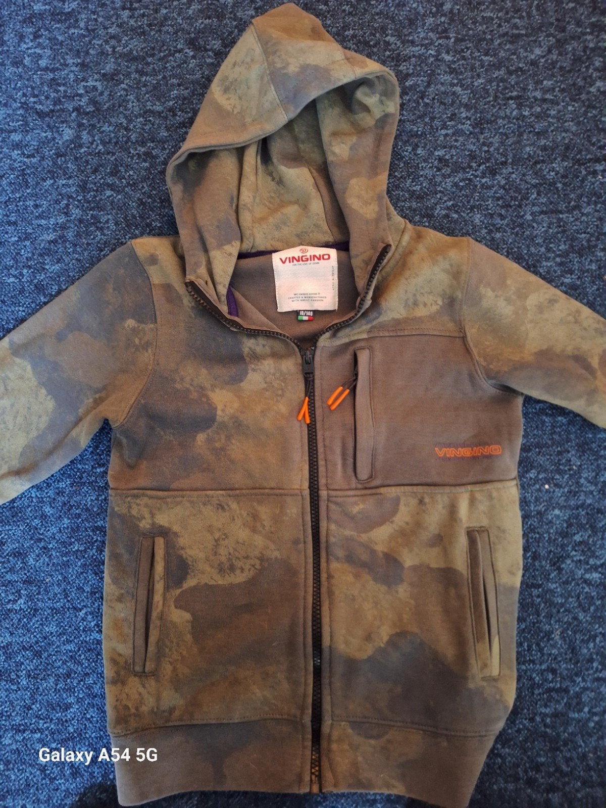 Vingino camouflage hoodie - Zo goed als nieuw, Ophalen, Zo goed als nieuw, Vingino, Jongen