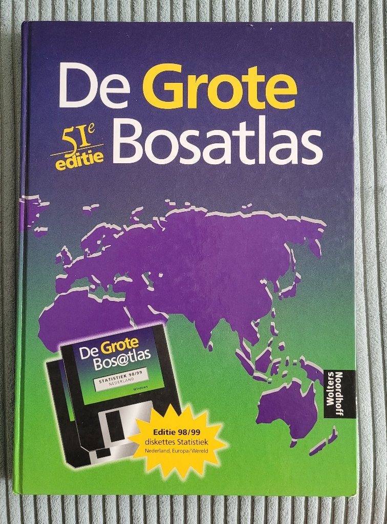 De grote BOSATLAS 51ste editie en 48ste, Atlas v/d Wereld, Bosatlas, 2000 tot heden, Wolters-Noordhoff, Ophalen of Verzenden