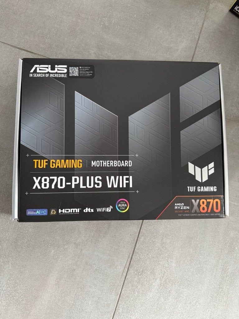 ASUS TUF Gaming X870-PLUS WIFI, Computers en Software, Ophalen of Verzenden, Zo goed als nieuw, ATX, DDR5