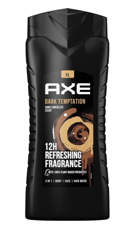 Axe douchegel Dark temptation - 400ml, Verzenden, Nieuw, Bad & Douche