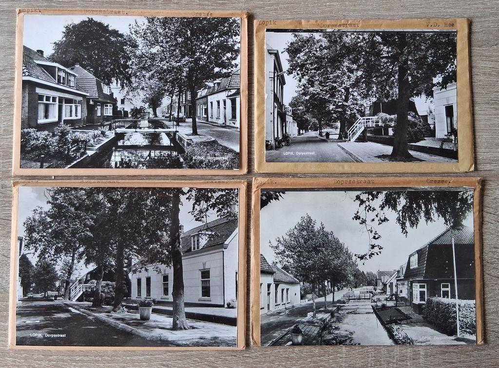 Lopik, 16 x glasplaat JosPe, Ophalen of Verzenden, 1960 tot 1980, Ongelopen, Utrecht