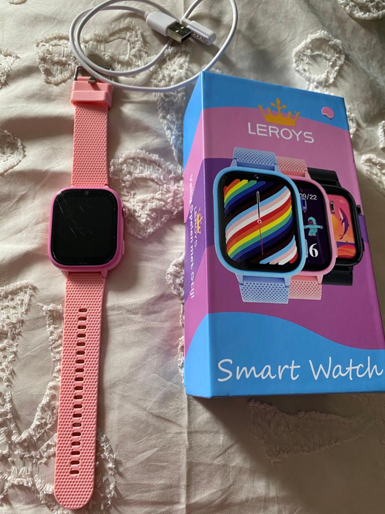 Smartwatch voor kinderen met gps, Ophalen of Verzenden, Zo goed als nieuw, Blauw, Jongen of Meisje