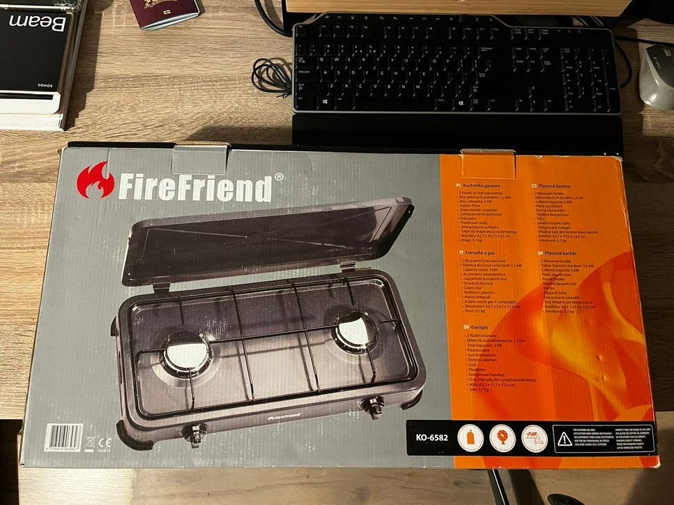 Te koop een FireFriend KO-6582 gaskooktoestel, Ophalen of Verzenden, Zo goed als nieuw