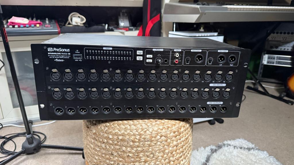 Presonus studiolive RM32AI, Muziek en Instrumenten, Mengpanelen, Ophalen of Verzenden, Zo goed als nieuw, 20 kanalen of meer, Microfooningang