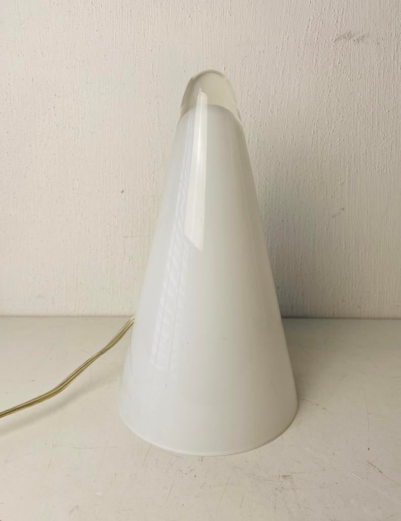 Teepee cone lamp van glas , jaren 80, Ophalen of Verzenden, Huis en Inrichting