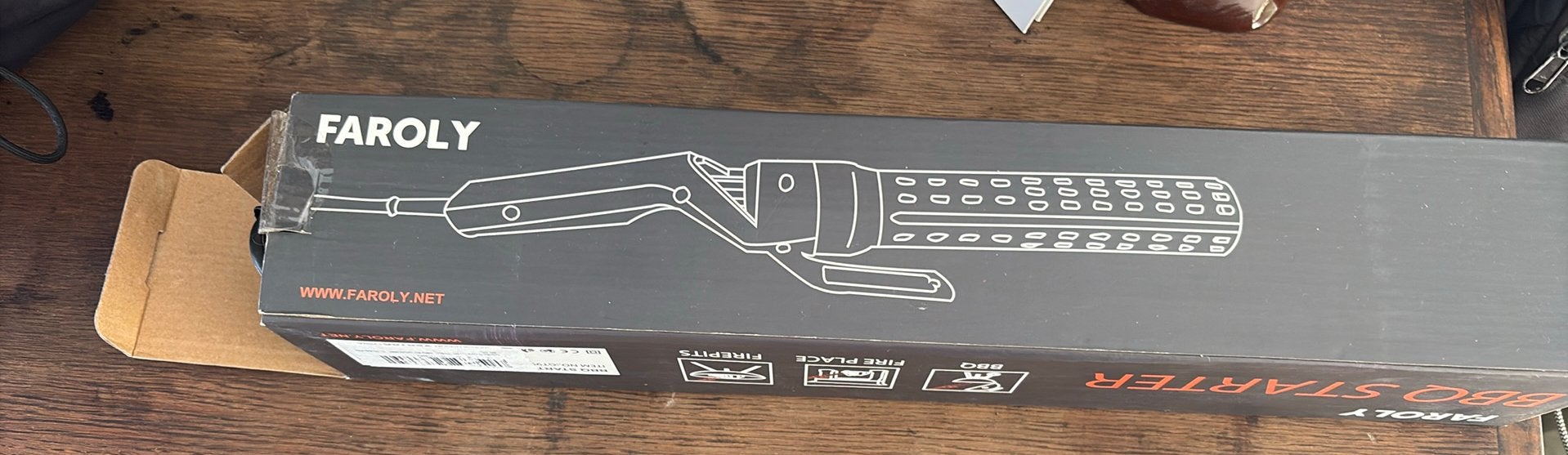 Faroly BBQ starter, Ophalen of Verzenden, Zo goed als nieuw