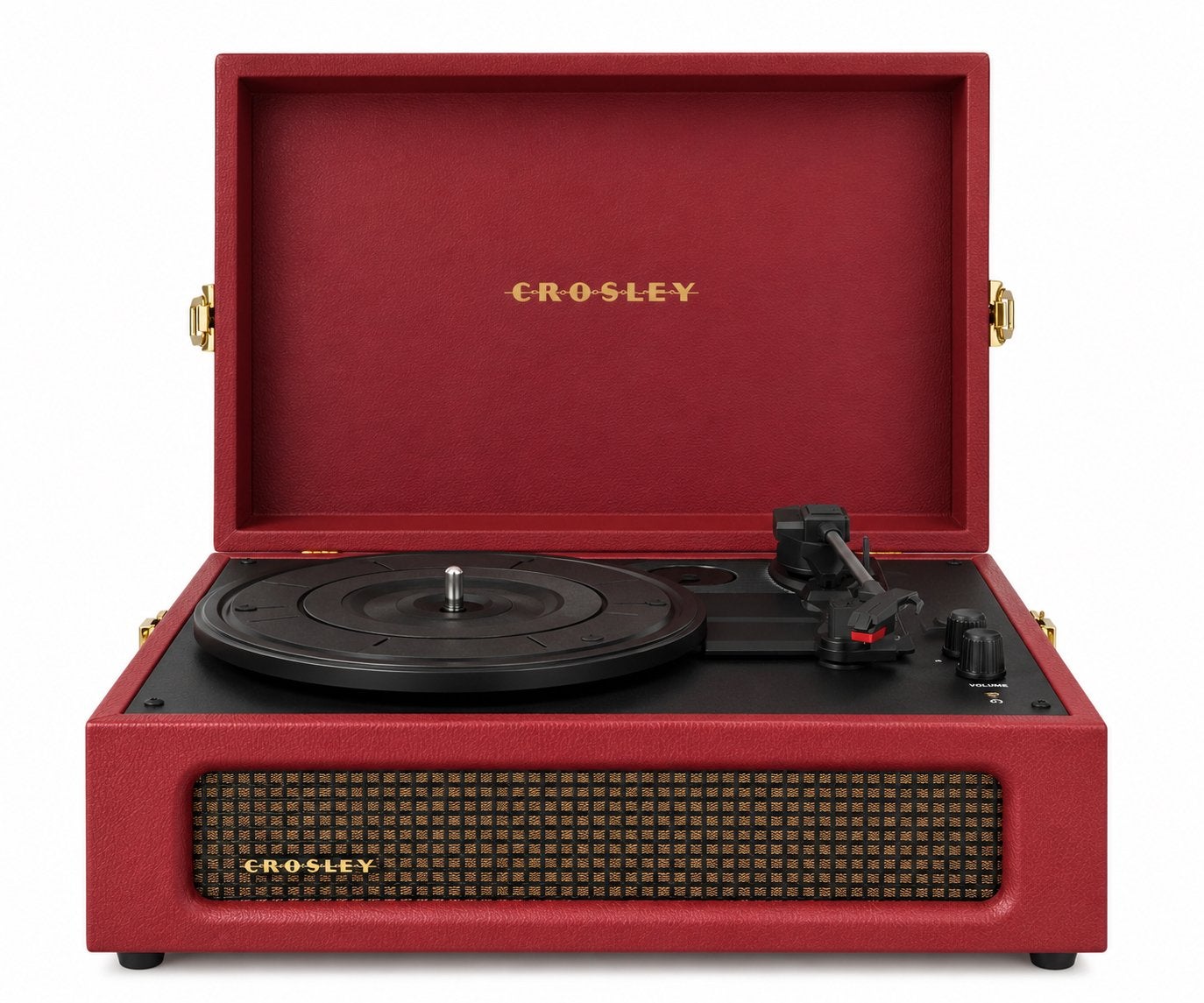 Crosley Voyager Platenspeler - Bourgondisch Rood, Audio, Tv en Foto, Platenspelers, Ophalen, Zo goed als nieuw, Platenspeler, Overige merken