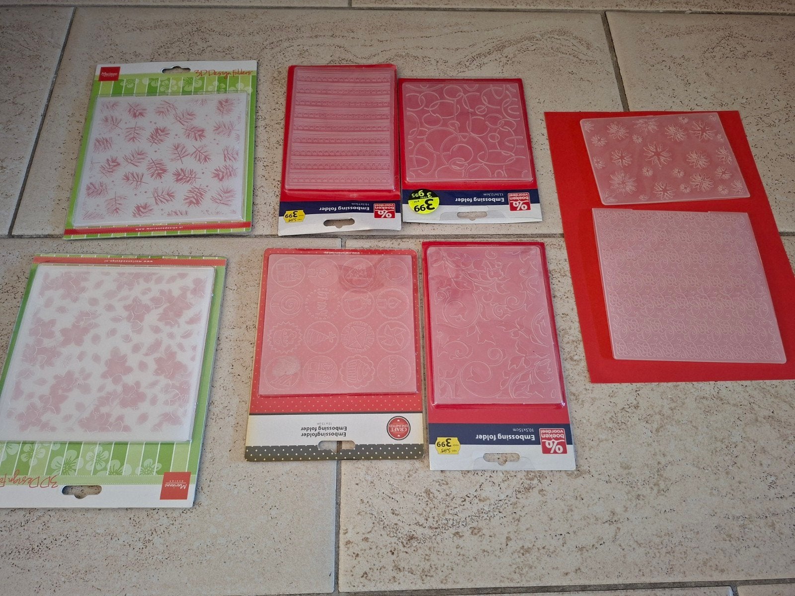 embossing folder, Ophalen of Verzenden, Overige thema's, Pons of Mal