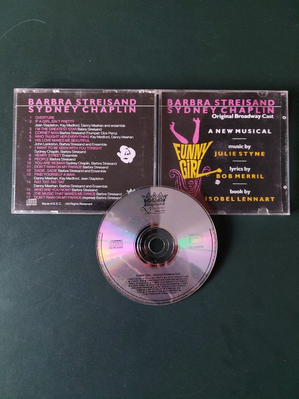 Barbra Streisand & Sydney Chaplin - Funny Girl (CD), Musical, Ophalen of Verzenden, Gebruikt, Soundtrack