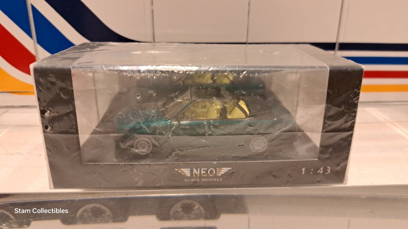 Neo Scale Models BMW E30 325i Bauer Convertible Green - 1986, Hobby en Vrije tijd, Overige merken, Auto, Nieuw, Ophalen of Verzenden