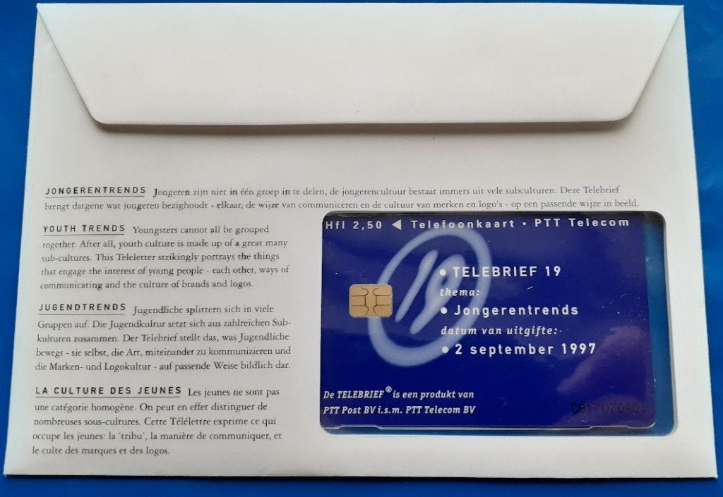 Telebrief 19 Jongerentrends - 1997, Verzenden, Nederland