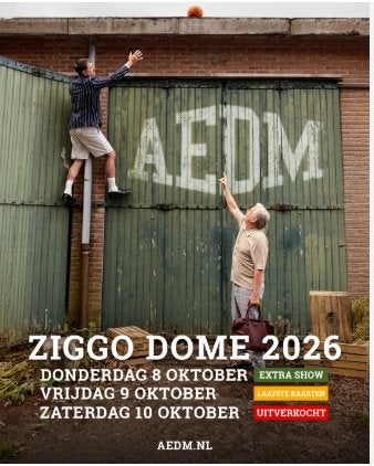 Acda en de Munnik 10 okt ziggo dome (1 ticket), Tickets en Kaartjes, Eén persoon, Oktober, Pop