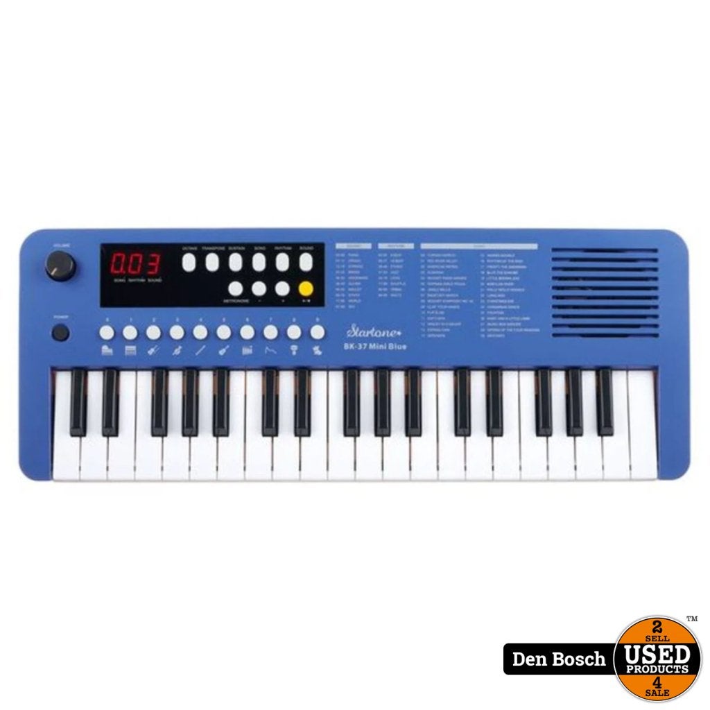 Startone BK-37 Mini Blue Keyboard | NIEUW, Casio, Gebruikt, Support@casio.com, 6-2, Hon-machi 1-chome
Shibuya-ku, Tokyo 151-8543
Japan