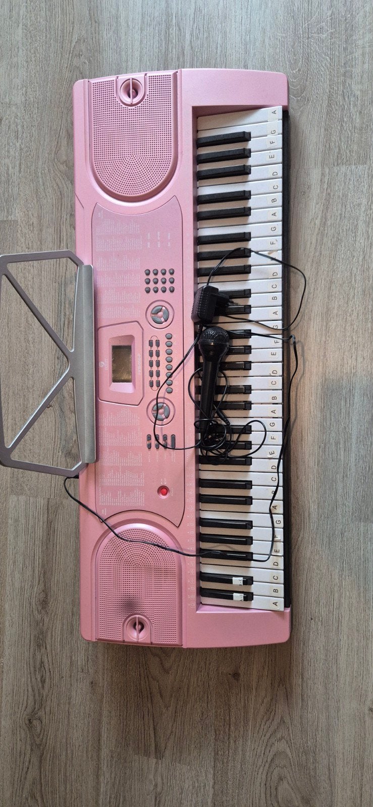 Fazley FKB-050-P 61 toetsen keyboard roze met microfoon, Muziek en Instrumenten, Ophalen, Gebruikt, 61 toetsen, Overige merken