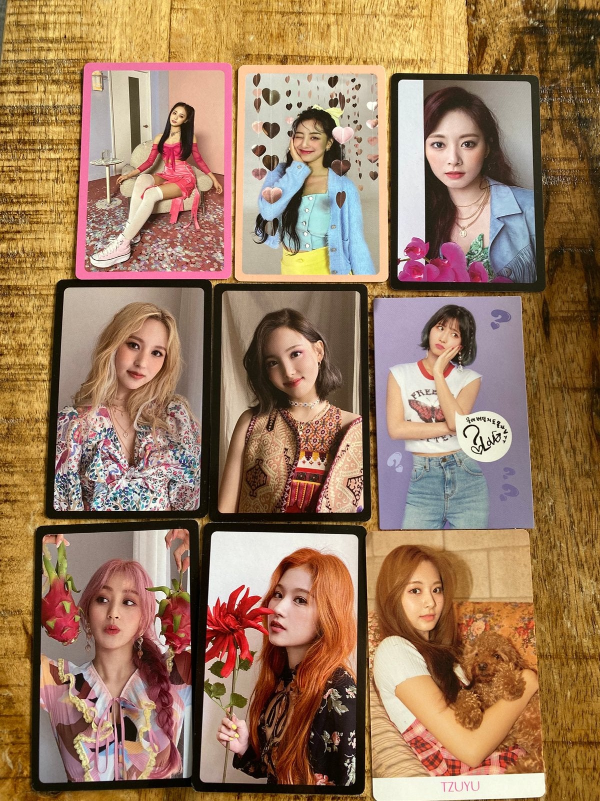 TWICE Photokaarten - Diverse Leden, Ophalen of Verzenden, Zo goed als nieuw, Foto of Kaart