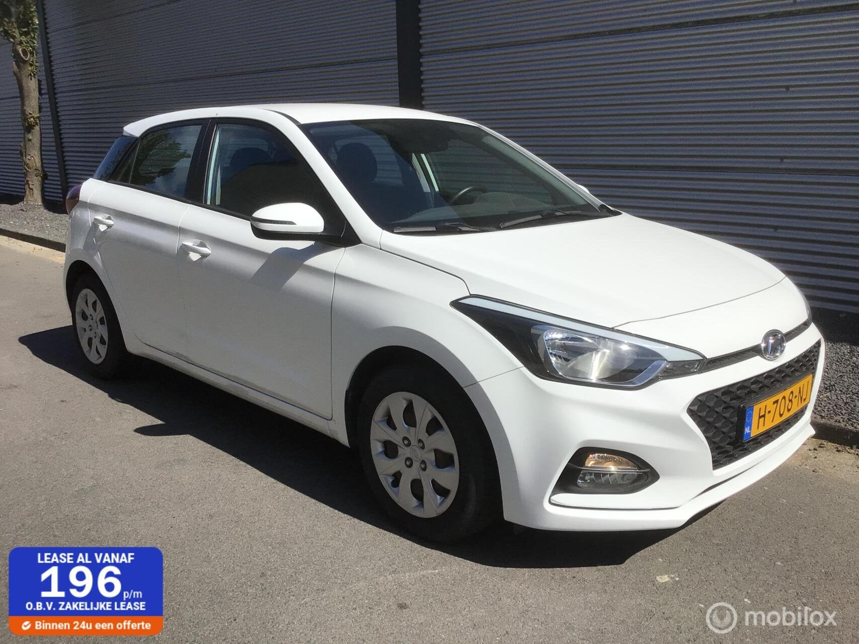 Hyundai i20 1.0 T-GDI Comfort camera carplay clima bleutooth, Auto's, Voorwielaandrijving, 450 kg, Gebruikt, Euro 6